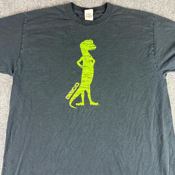 GEICO Gecko mascot promo black t-shirt - Picture 2 of 5